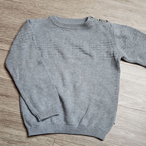Wheat pullover sweater, gray, size 4y (104) - Picture 1 of 5